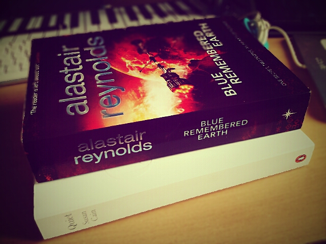 2 Books - Quiet by Susan Cain; Blue Remembered Earth by Alastair Reynolds